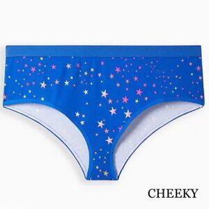 Torrid NWT Women's Plus Size 1X (14/16) Blue Starry Night Cheeky Panties